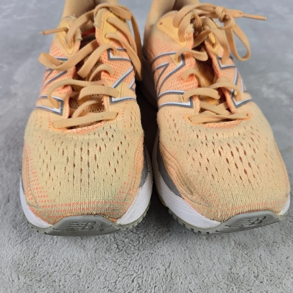 Womens Neq Balance 680 Fresh Foam Running Shoes Sz 8 Orange - Picture 3 of 9